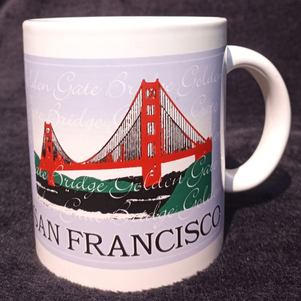 San Francisco Golden Gate Coffee Mug Vintage